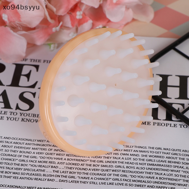 Lược Silicon Mát Xa Da Đầu Cầm Tay xo94bsyyu