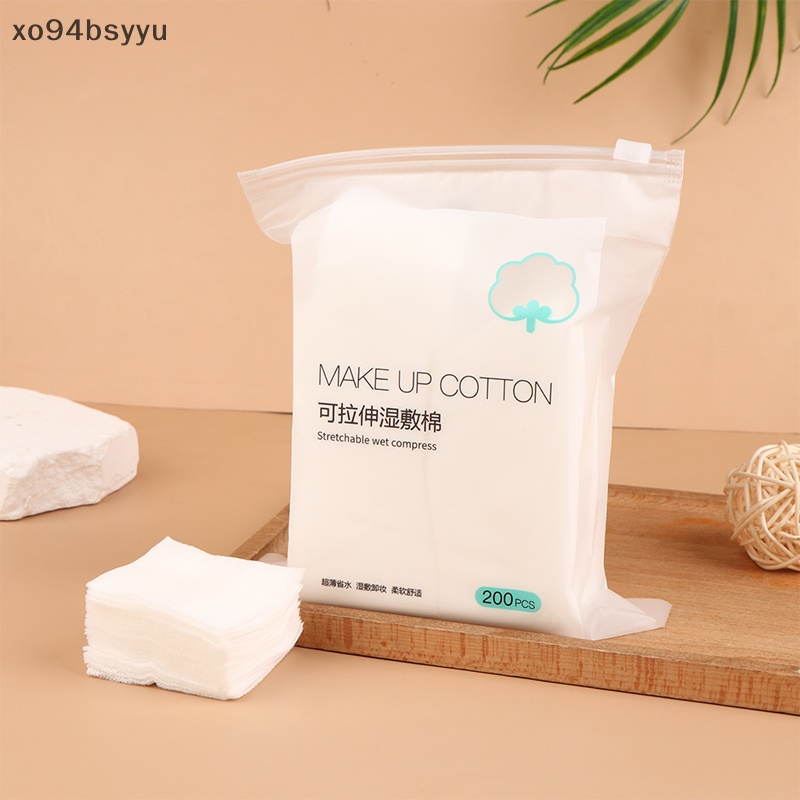 Bộ 200 Miếng Bông Tẩy Trang Cotton Tinh Khiết Co Giãn xo94bsyyu 200 Cái