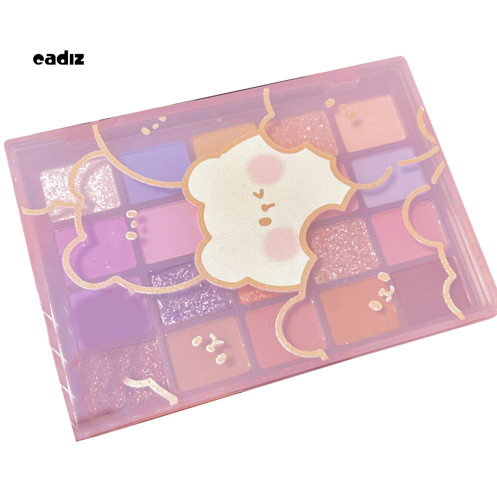 Bảng Phấn Mắt 20 Màu Lì Và Ánh Nhũ Kết Hợp Trang Điểm Kháng Nước Và Chống Mồ Hôi Lâu Trôi