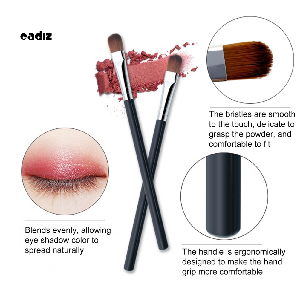 Set 5 Cọ Trang Điểm Mắt / Lông Mày / Lông Mi Mỏng Chống Trượt Nhanh Chóng Cho Nữ