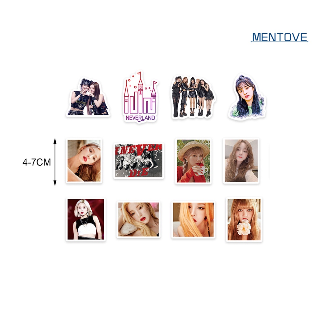 Bộ 60 Miếng Dán Tự Dính Họa Tiết Graffiti Kiểu Hàn Quốc Trang Trí Tiệc