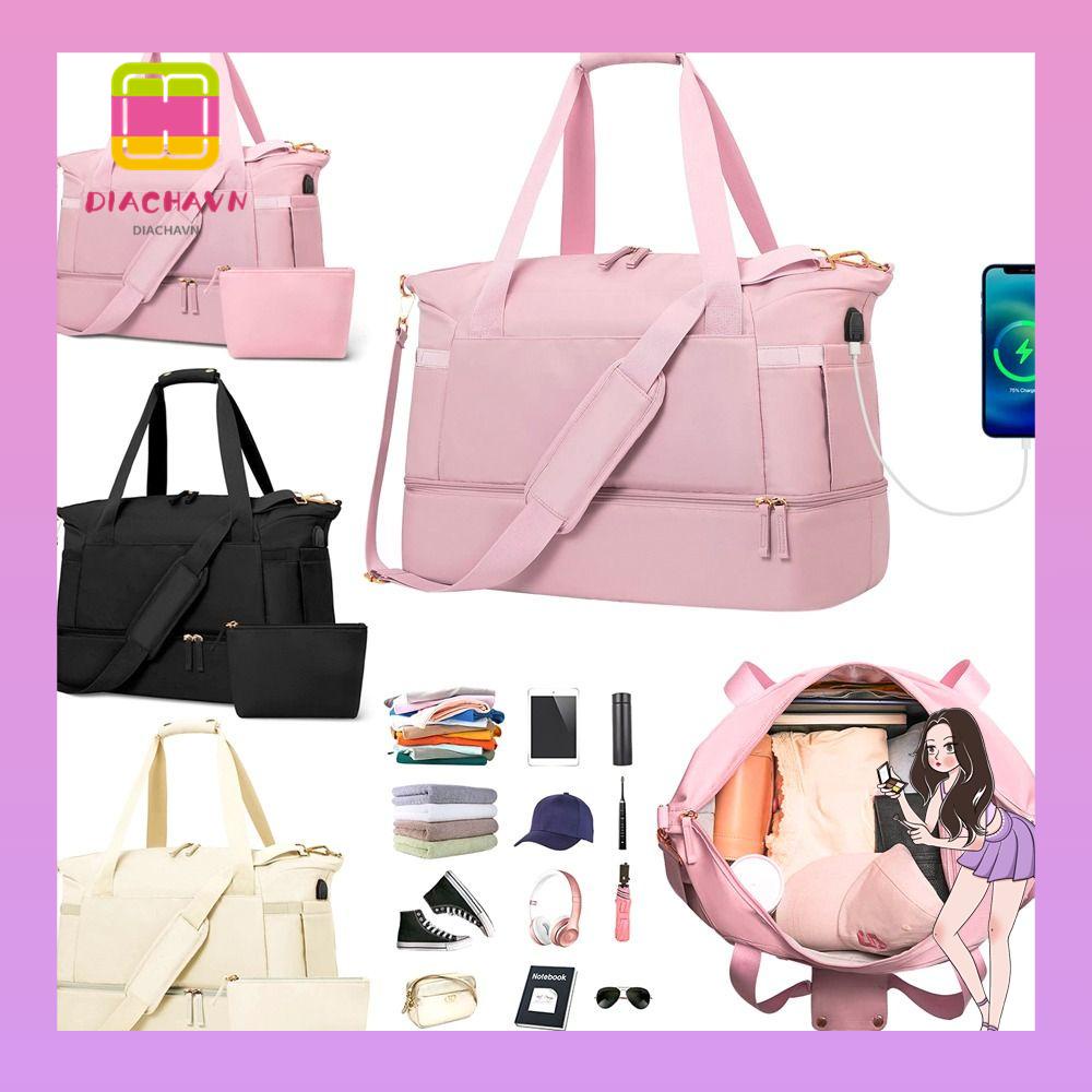 Túi Đựng Đồ Tập Yoga / Bệnh Viện Có Cổng Sạc USB Tiện Dụng Cho Nữ