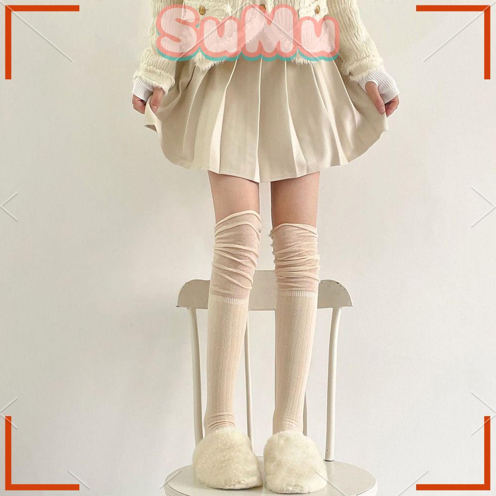 Tất DàI Qua GốI PhốI MàU ThờI Trang Cho Nữ