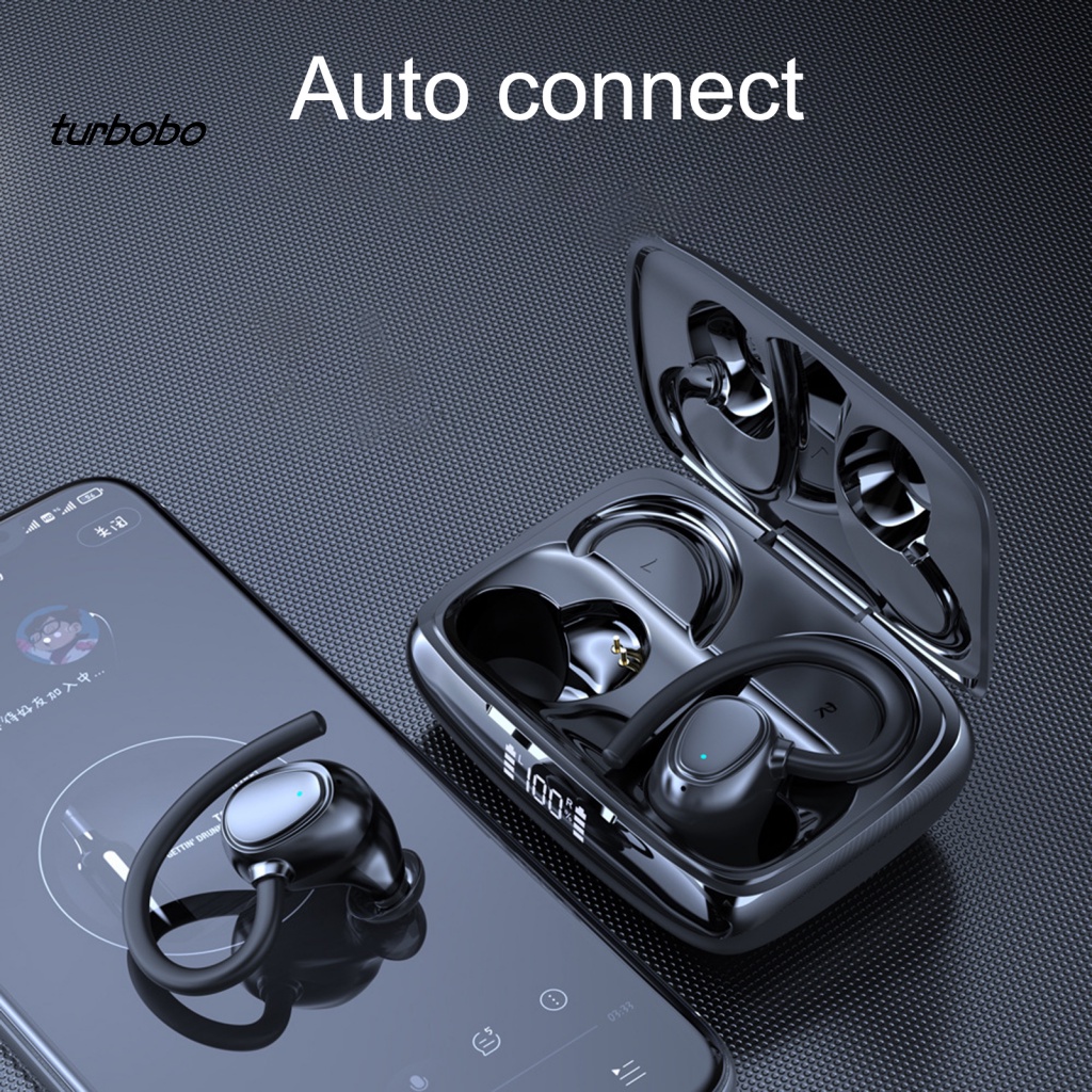 Tai Nghe Thể Thao Không Dây Bluetooth 5.1 Chống Ồn Có Màn Hình LED Kỹ Thuật Số