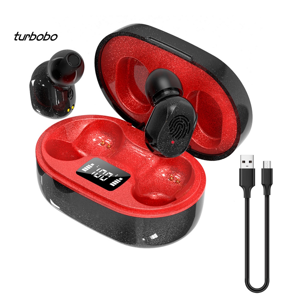 Tai Nghe Thể Thao Không Dây Bluetooth 5.0 Chống Nước IPX5 Màn Hình LED Cảm Ứng Vân Tay Và Phụ Kiện