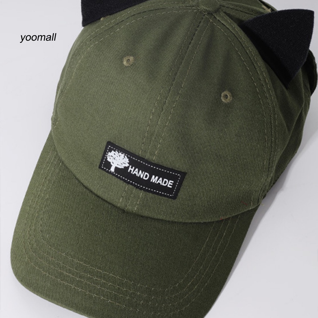 Yo / Phụ Nữ Mũ Phi Công Cá Tính Với Kính Râm Trong Suốt Trang Trí Tai Mèo Có Thể Gập Lại Cho Cosplay