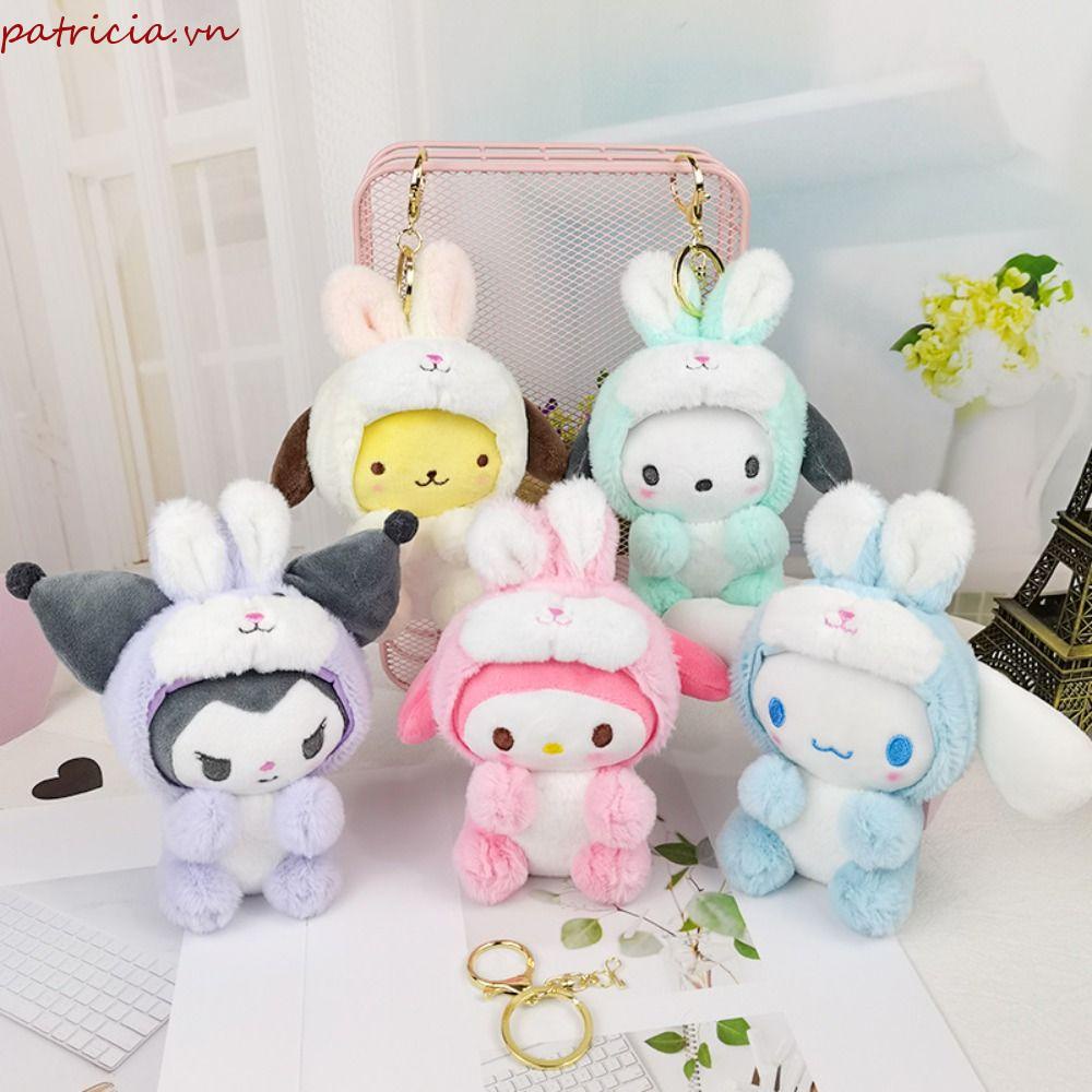 Móc Khóa Nhồi Bông Hình Nhân Vật Hoạt Hình Kuromi Melody Dễ Thương