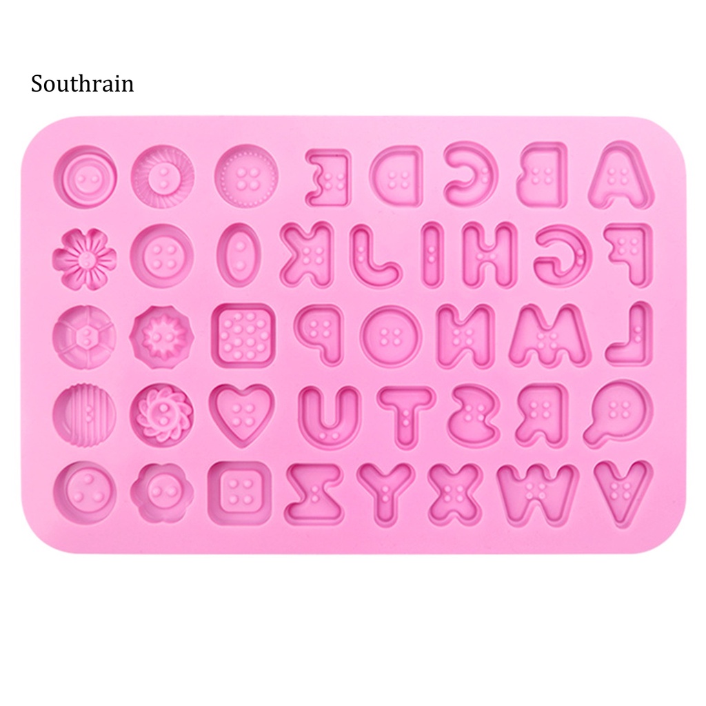 Khuôn Silicone Làm Bánh Hình Chữ Cái 3D Có Thể Tái Sử Dụng