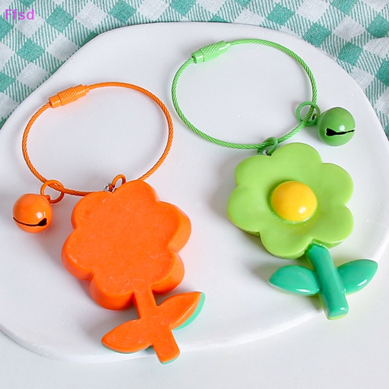 {Ffsd} Móc Chìa Khóa / Túi Xách Hình Hoa Ngọt Ngào Nhiều Màu Sắc Phong Cách Hàn Quốc Cho Nữ