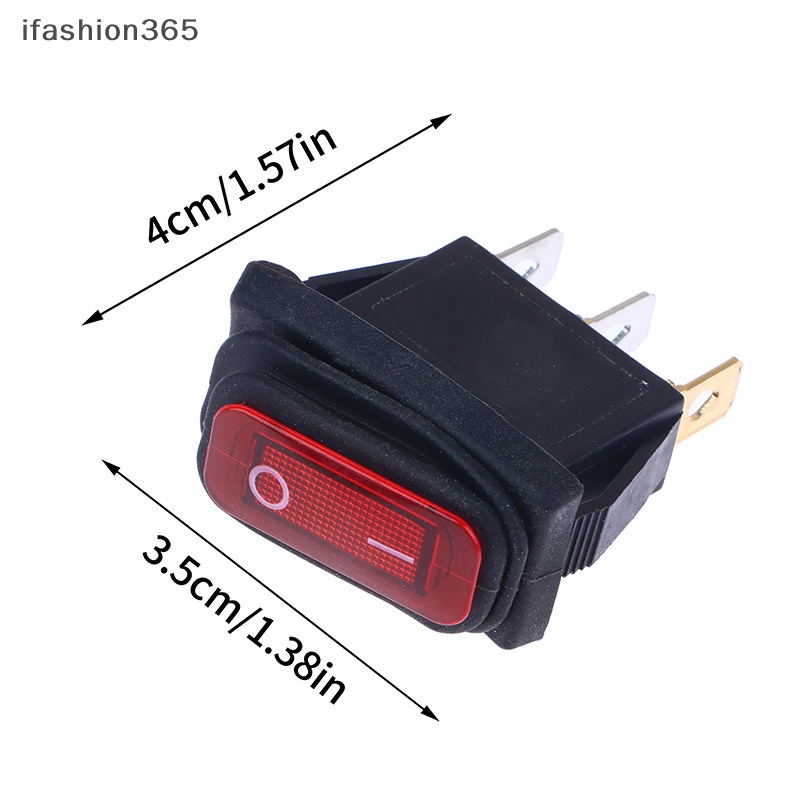 Công Tắc Đèn LED 3 Chấu 12V 220V 20A ifashion365 Chất Lượng Cao