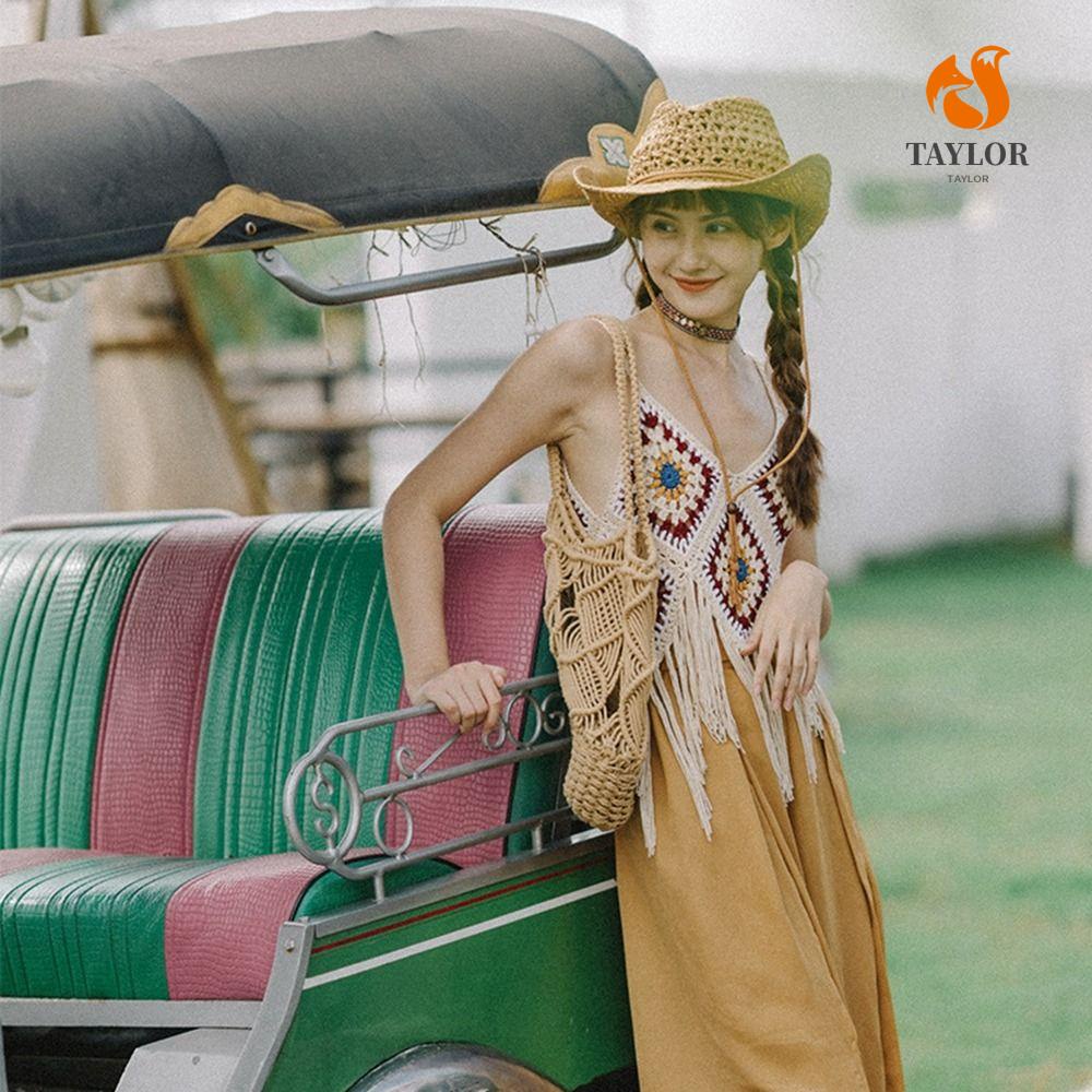 Taylor1 Phụ Kiện Áo Dây Tua Rua Phong Cách Thái Lan Bohemian Dân Tộc Dễ Thương