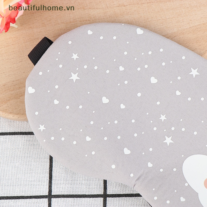 Miếng Che Mắt Ngủ Bằng Cotton Họa Tiết Hoạt Hình Sáng Tạo