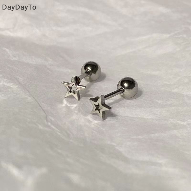 1 Đôi Khuyên Tai Dạng Xoắn Ốc Hình Ngôi Sao Thời Trang Cho Nữ