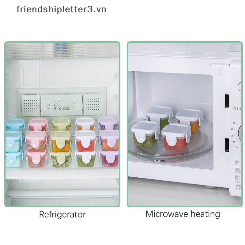 Hộp Nhựa Đựng Thực Phẩm Chống Rò Rỉ 60ml