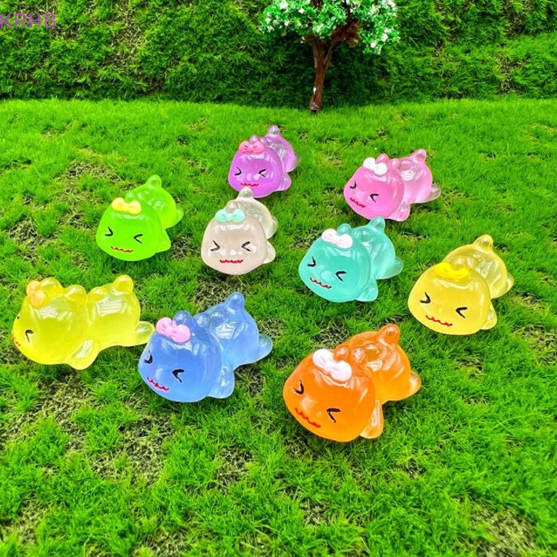 Krhb Set 5 Tượng Nhỏ Phát Sáng Trong Bóng Tối Trang Trí Tiểu Cảnh Craf Mới