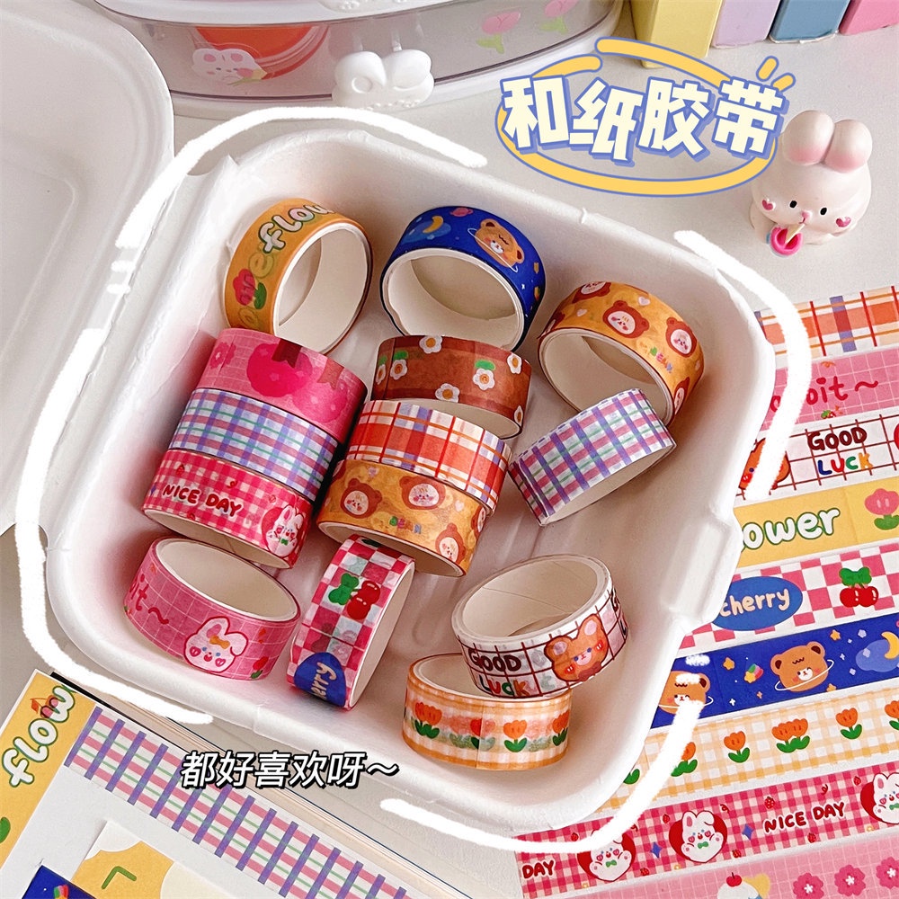 Cuộn Băng Keo Dán Trang Trí Sổ Tay Xinh Xắn