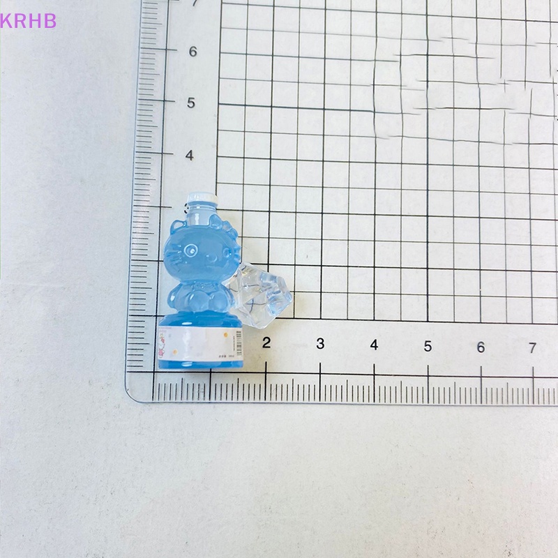 Set 5 Bình Nước Dạ Quang Mini Bằng Nhựa Resin Dễ Thương Trang Trí Ốp Điện Thoại / Trang Sức DIY Mới