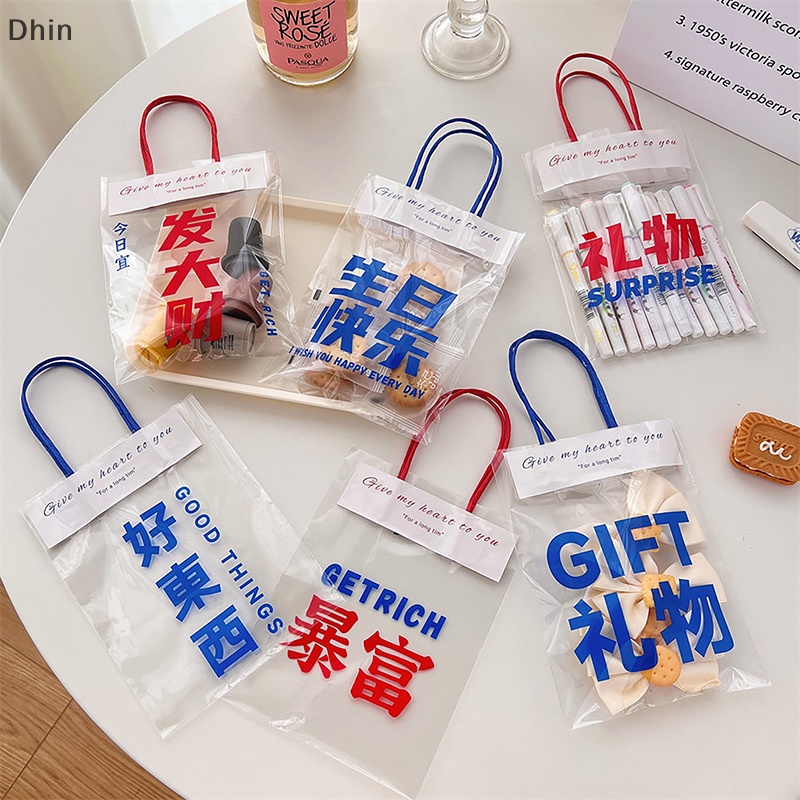 Túi Tote Mini Trong Suốt Đựng Trang Sức / Quà Tặng Sáng Tạo