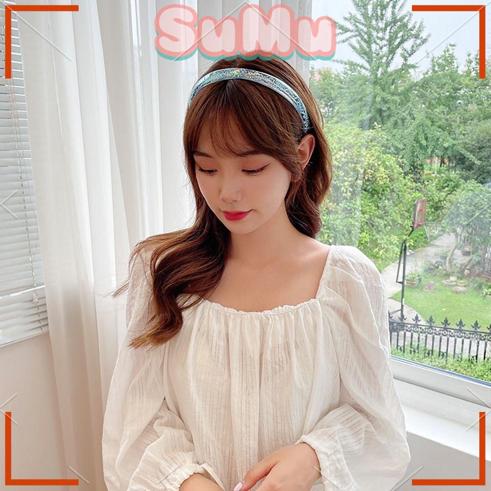 Băng Đô Trong Suốt Phối Kim Tuyến Nước Xinh Xắn Cho Bé