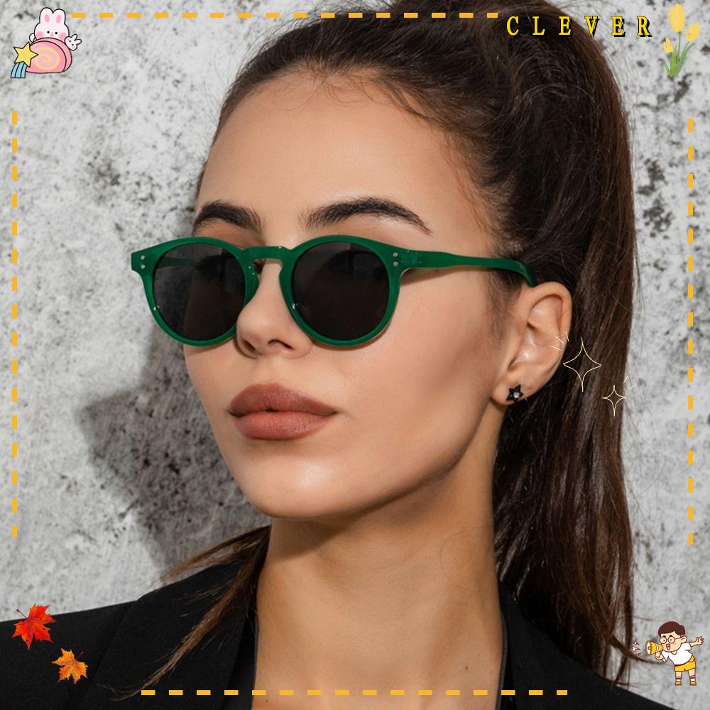 Kính Mát Gọng Tròn Nhỏ Chống Tia UV400 Phong Cách Cổ Điển Thời Trang Cho Nam Và Nữ