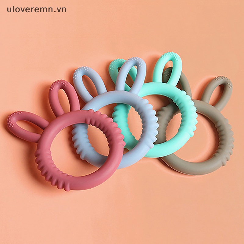 Uloveremn Đồ Chơi Mài Răng Hình Thỏ Gel Cho Bé