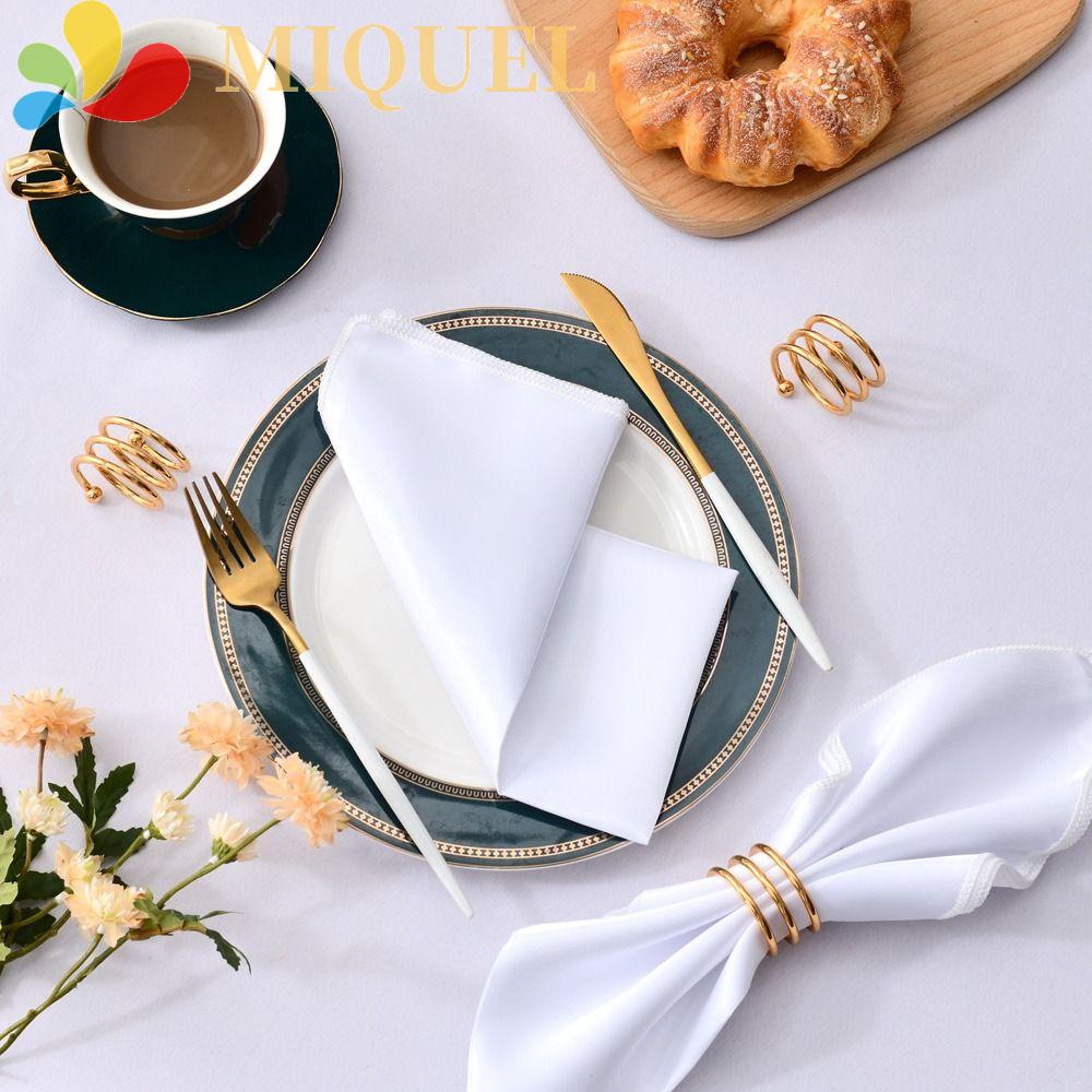 Khăn Ăn Vải Satin Nhiều Màu Có Thể Tái Sử Dụng