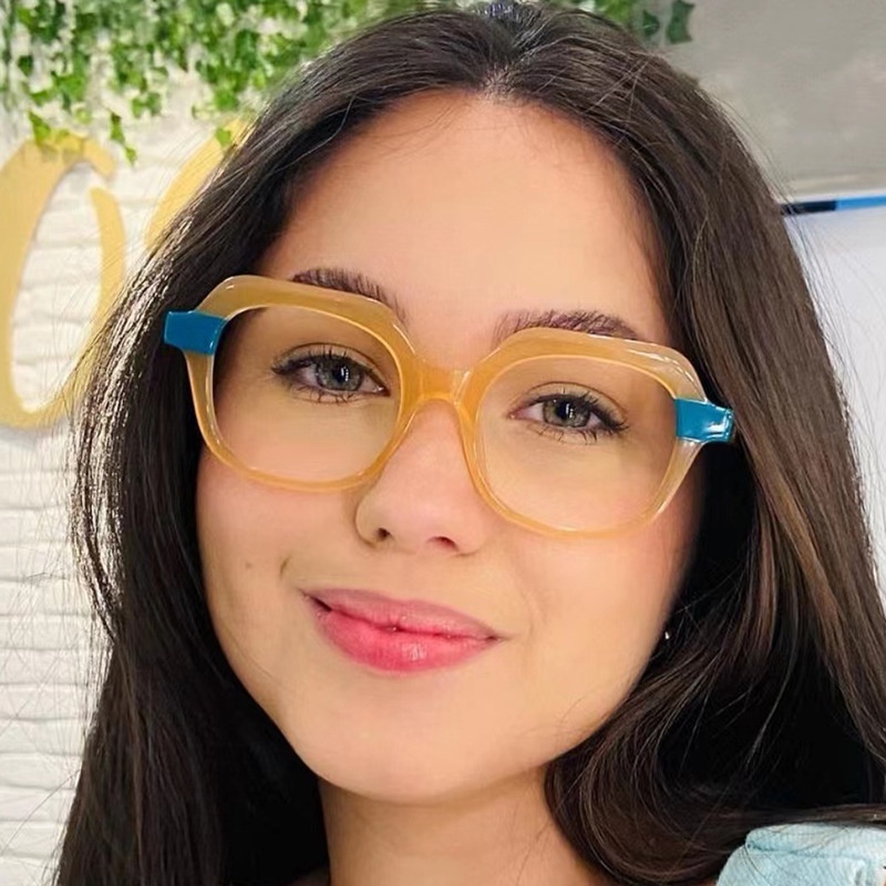 Kính Mát TR90 Gọng Kim Loại Chống Tia Bức Xạ Và Ánh Sáng Xanh Cho Cả Nam Và Nữ