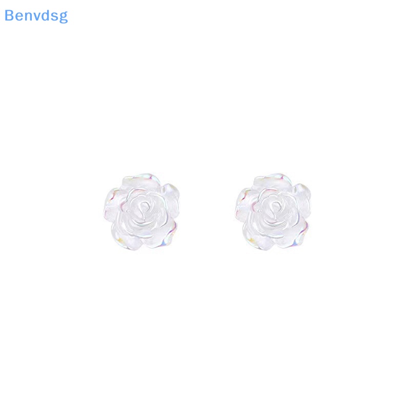 Benvdsg > Bông Tai resin Hình Hoa Trà Nhẹ Nhàng Sang Trọng