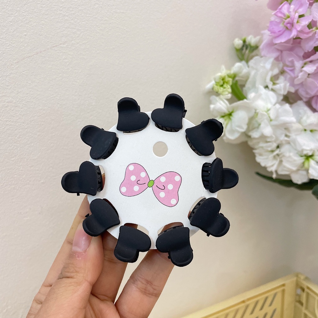 Set 10 / 26 Kẹp Tóc Hình Hoa Nhiều Màu Sắc Phong Cách Hàn Quốc Cho Bé