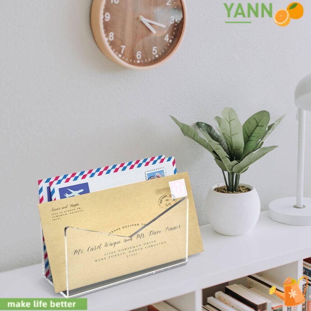 Giá Đỡ Khăn Ăn / Điện Thoại Bằng Acrylic 1 Ngăn Tiện Dụng Cho Văn Phòng