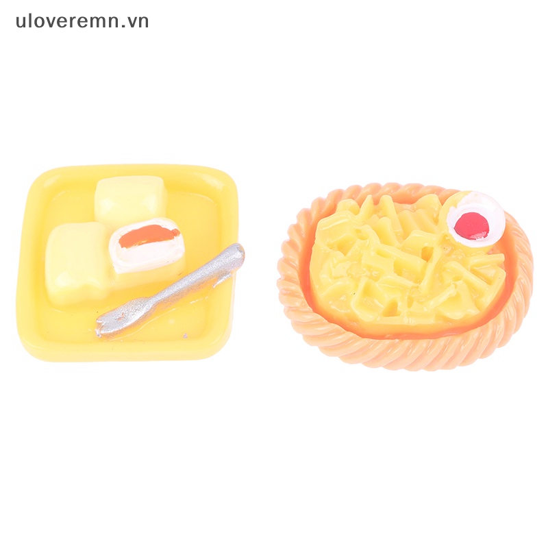 Mô Hình Bánh Tráng Miệng Và Thức Ăn Ba Chiều Bằng Chất Liệu Thực Phẩm Ba Chiều Thu Nhỏ