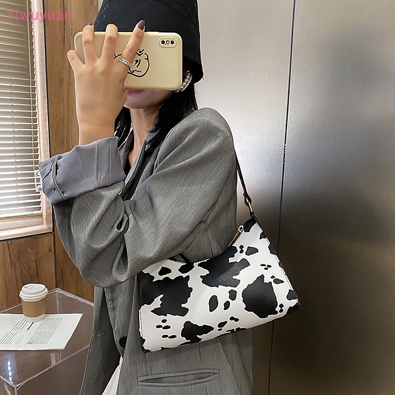 (MớI) Túi XáCh Da PU In HọA TiếT NgựA VằN Cho Nữ