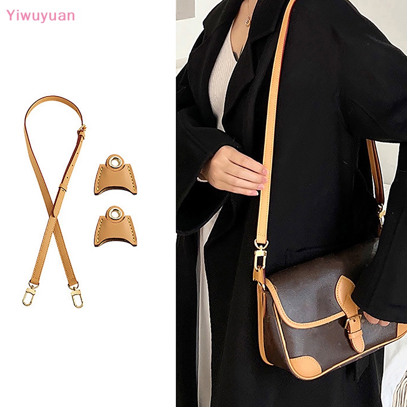 Bộ 2 Dây Đeo Túi Xách Bằng Da Thật Không Cần Đục Lỗ Mới