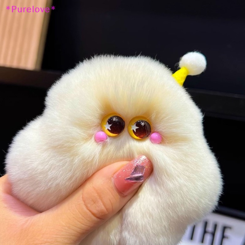 Móc Chìa Khóa Xe Hơi Hình Thỏ Bông Đáng Yêu Mới