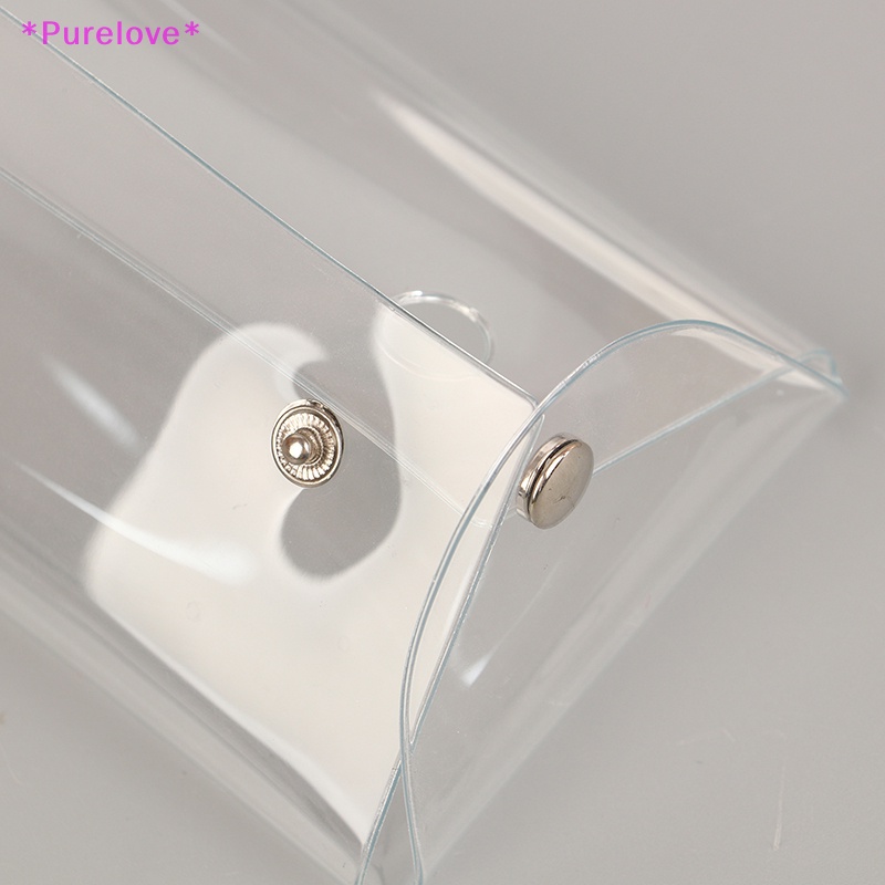 Túi Đựng Chìa Khóa / Tiền Xu Bằng PVC Trong Suốt Thủ Công Mới