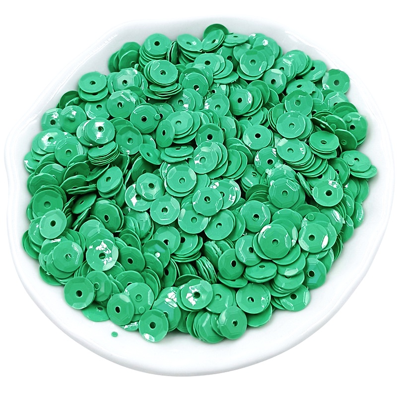 Set 1500 Hạt Kim Sa Tròn Nhiều Màu Bằng Nhựa PVC 6mm Trang Trí Ốp