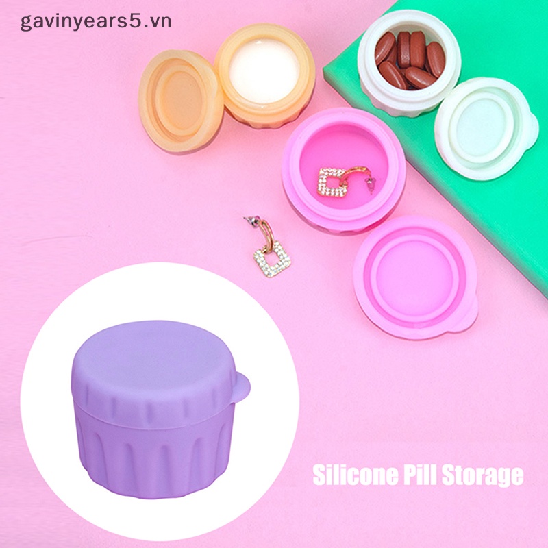 Hộp Đựng Thuốc Bằng Silicone 20 / 30mL Tiện Dụng