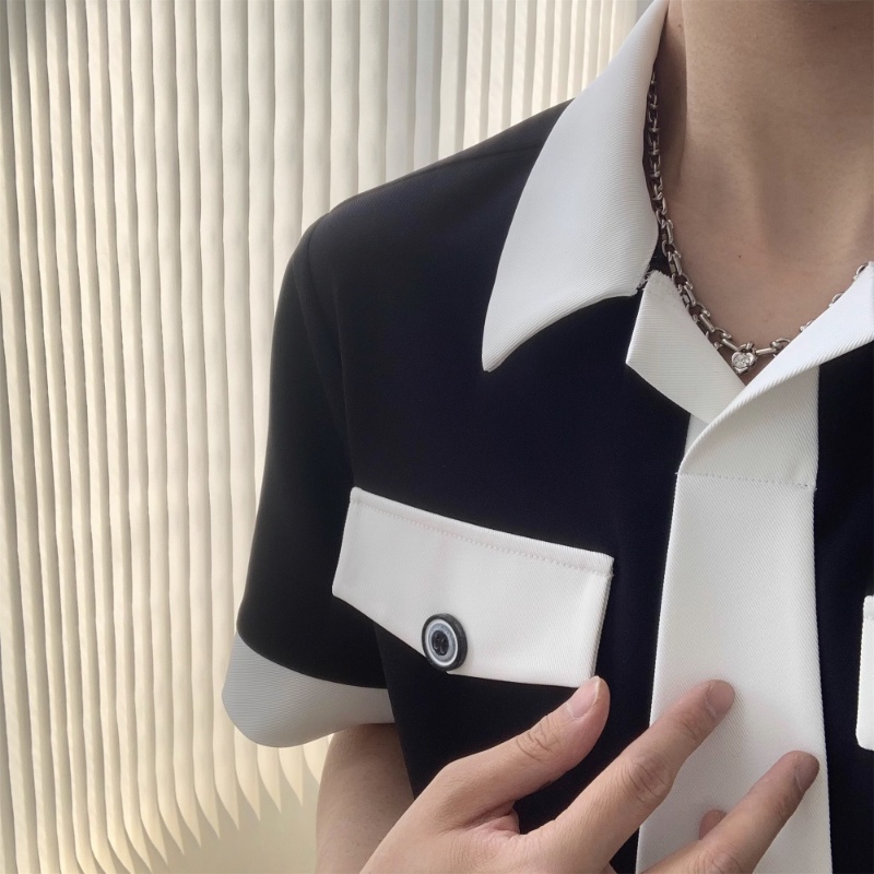 Set Áo Sơ Mi Ngắn Tay Và Quần Short Thời Trang Mùa Hè Cho Nam