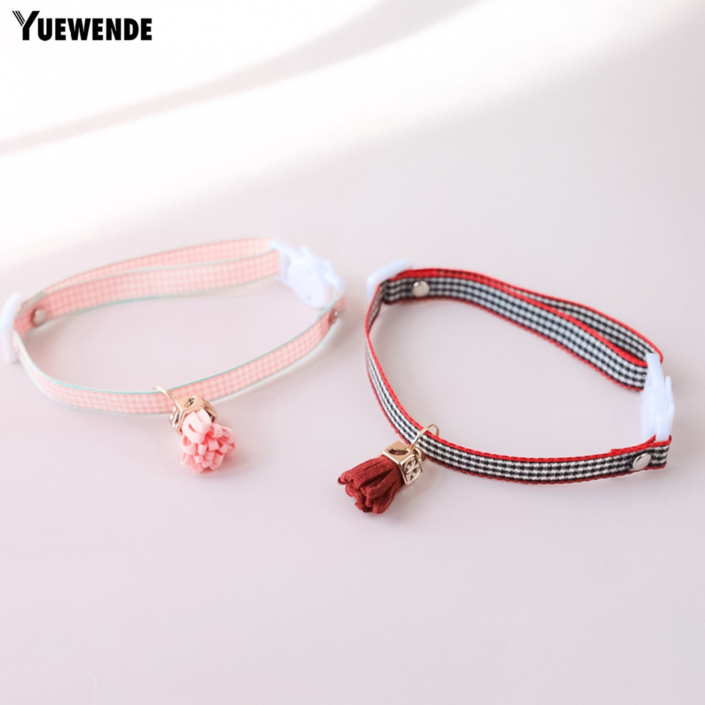 Yq.e Vòng Cổ Co Giãn Cao Họa Tiết Kẻ Sọc Có Khóa Cài Và Dây Đai An Toàn Sử Dụng Tại Nhà Cho Thú