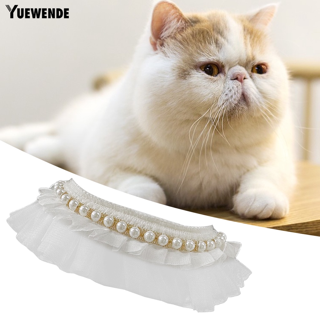 Yq.e Khăn Quàng Cổ Thú Cưng Nhiều Kích Thước Dễ Thương Với Nấm Ren Đen Để Chụp Ảnh Air Tag