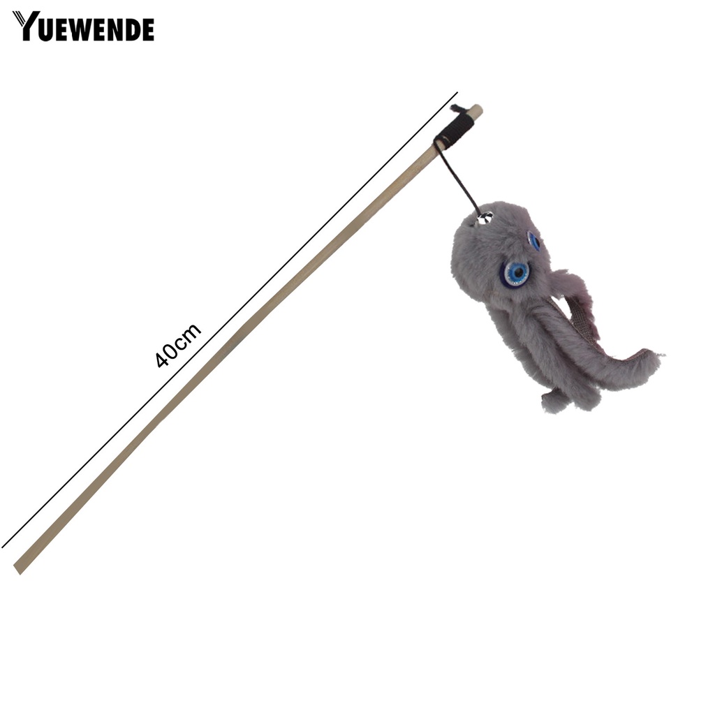 Gậy Lông Nhung Hình Bạch Tuộc Vui Nhộn Tương Tác Huấn Luyện Mèo