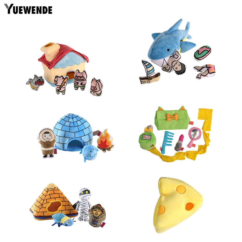 Đồ Chơi Huấn Luyện Chó Hoạt Hình Chống Cắn Kèm Thiết Bị Kêu Vui Nhộn