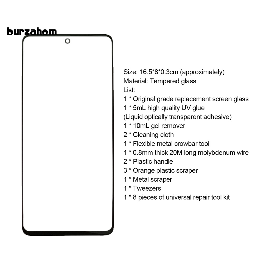 Dụng Cụ Sửa Chữa Màn Hình Điện Thoại Kính Trước Chống Mài Mòn Cho Samsung Galaxy M21 M21S M31 M31S M51 M71 M62