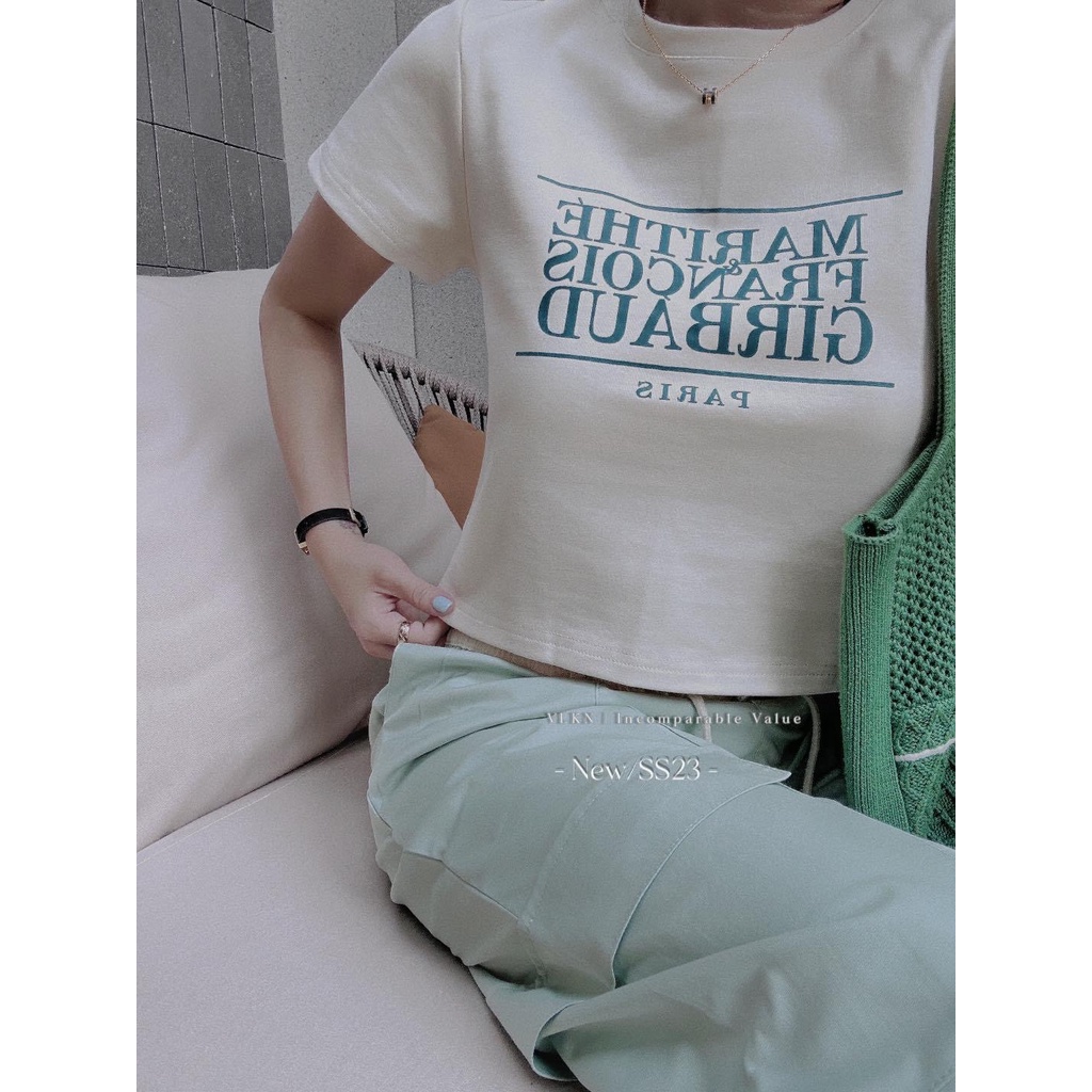 Áo thun croptop ma.ri.thé