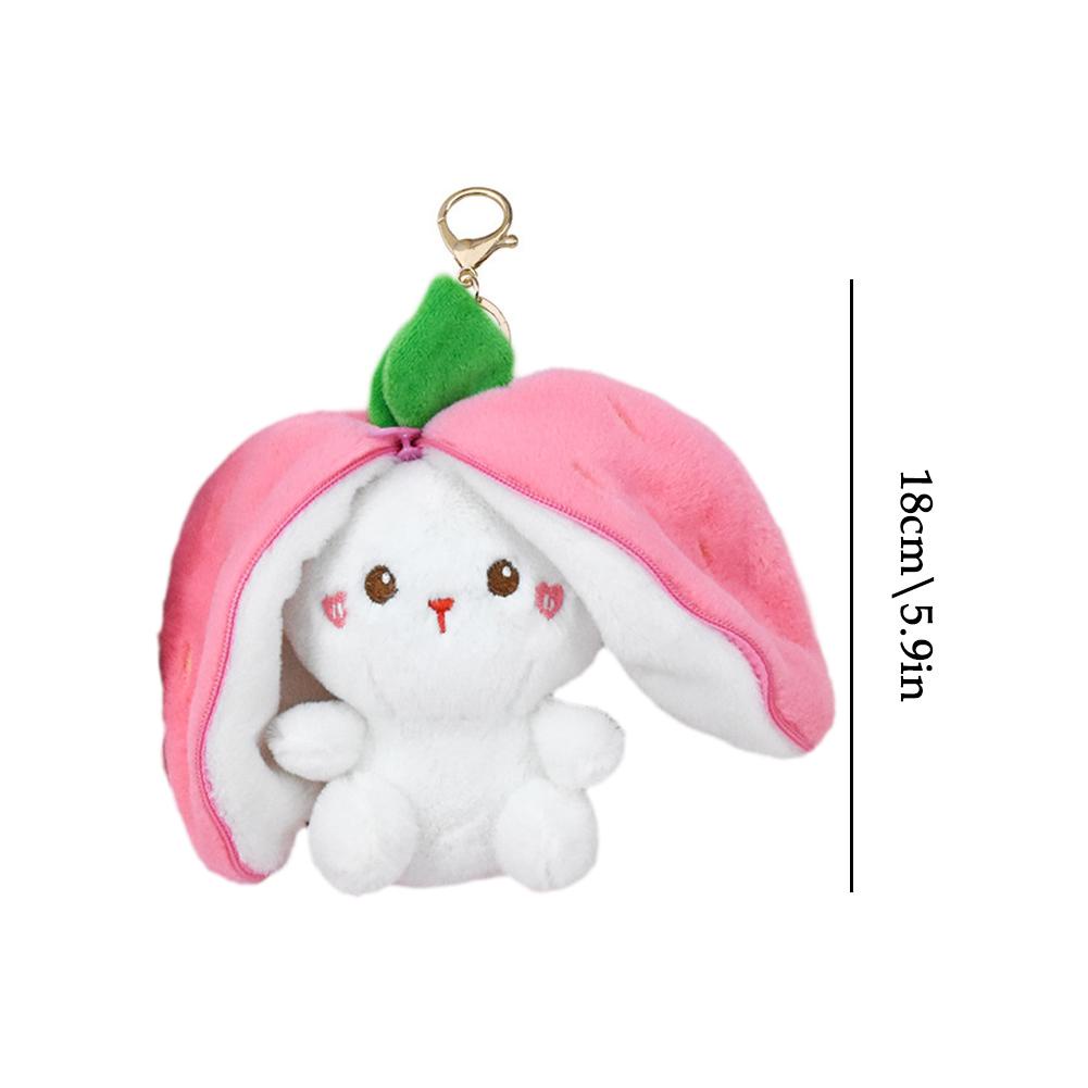 Móc Khóa Thỏ Nhồi Bông L5I1 Dễ Thương