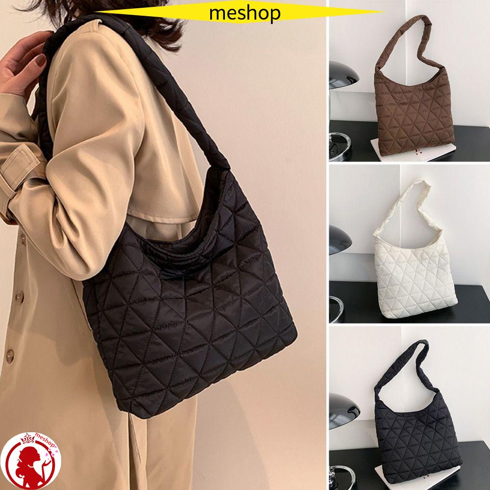 Túi Tote Đeo Vai Hình Vuông Màu Sắc Trơn Thời Trang Mùa Đông Cho Nữ