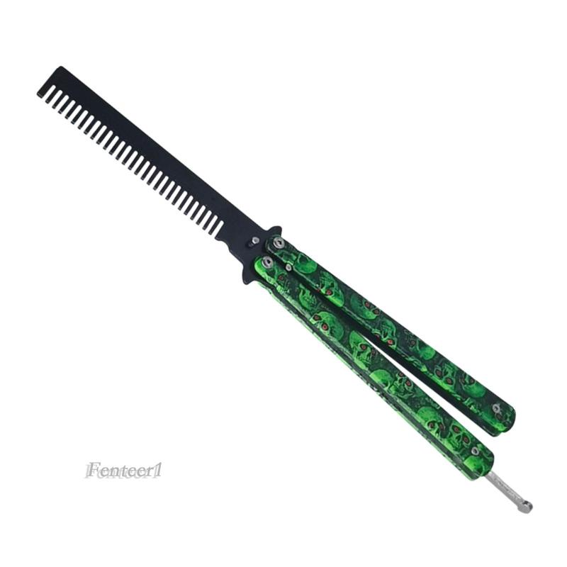 [Fenteer1] Lược Gấp Bằng Thép Không Gỉ Tập Luyện Bướm