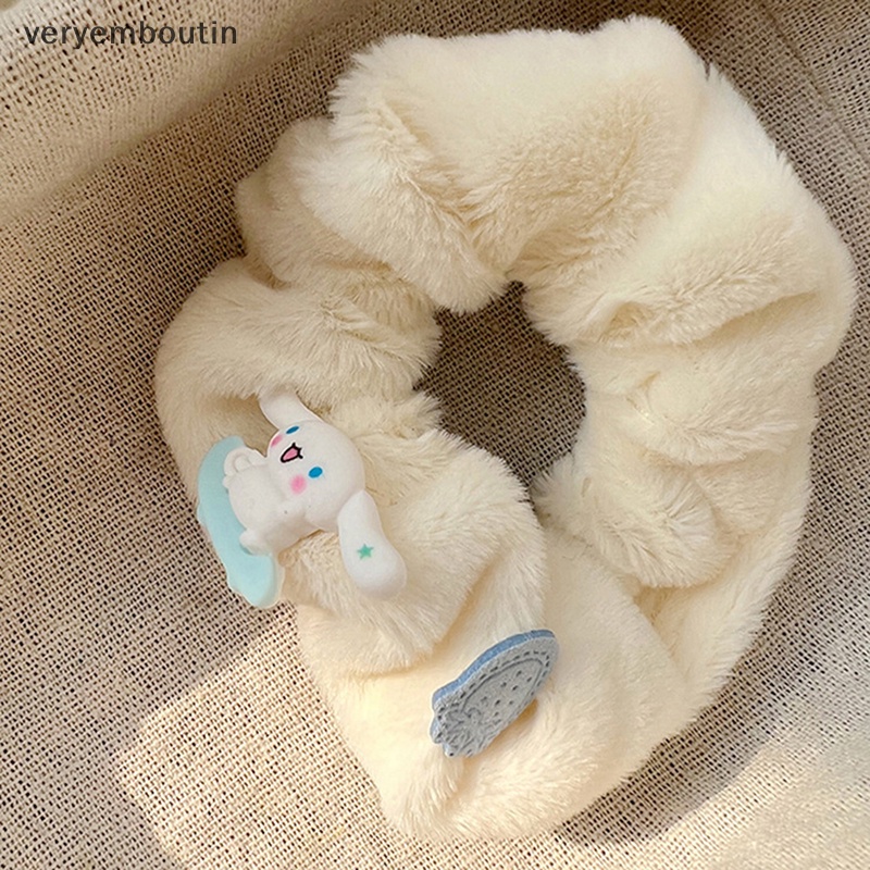 In Handmade Dây Buộc Tóc Hình Chú Chó Tai To Nhồi Bông cinnamon Mềm Mại Dành Cho Bé Gái Vào Mùa Đông