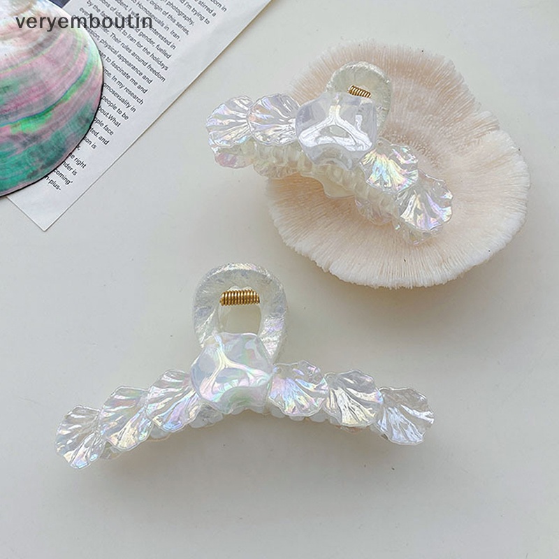 Kẹp Tóc Móng Vỏ Sò Thời Trang Tối Giản Cho Nữ n