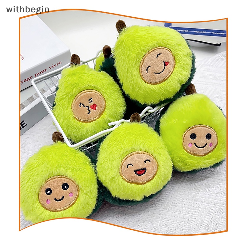 Móc Khóa Gắn Búp Bê Nhồi Bông Hình Quả Bơ Năm 2023 Dễ Thương